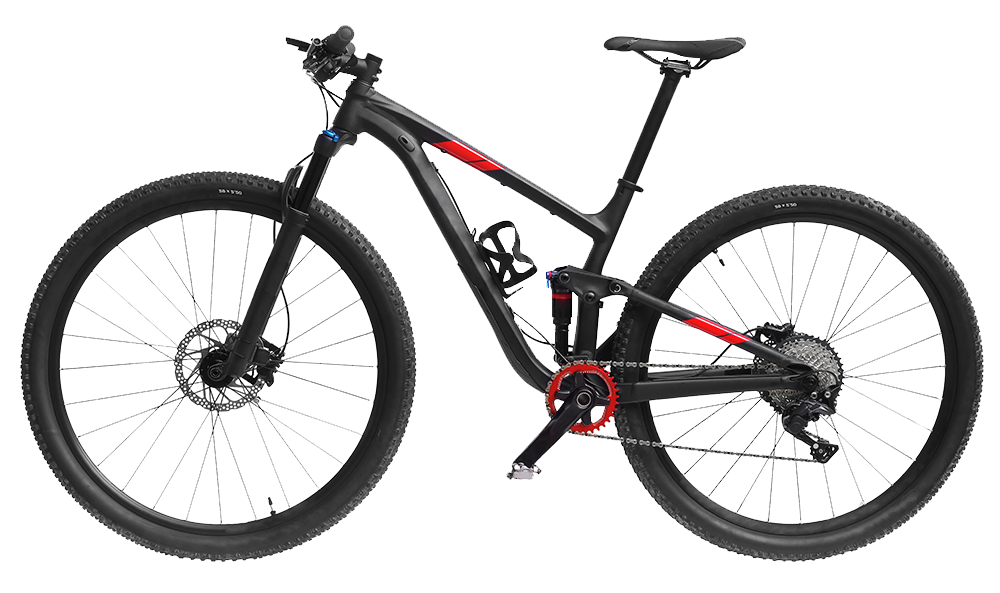 Black mountain bike